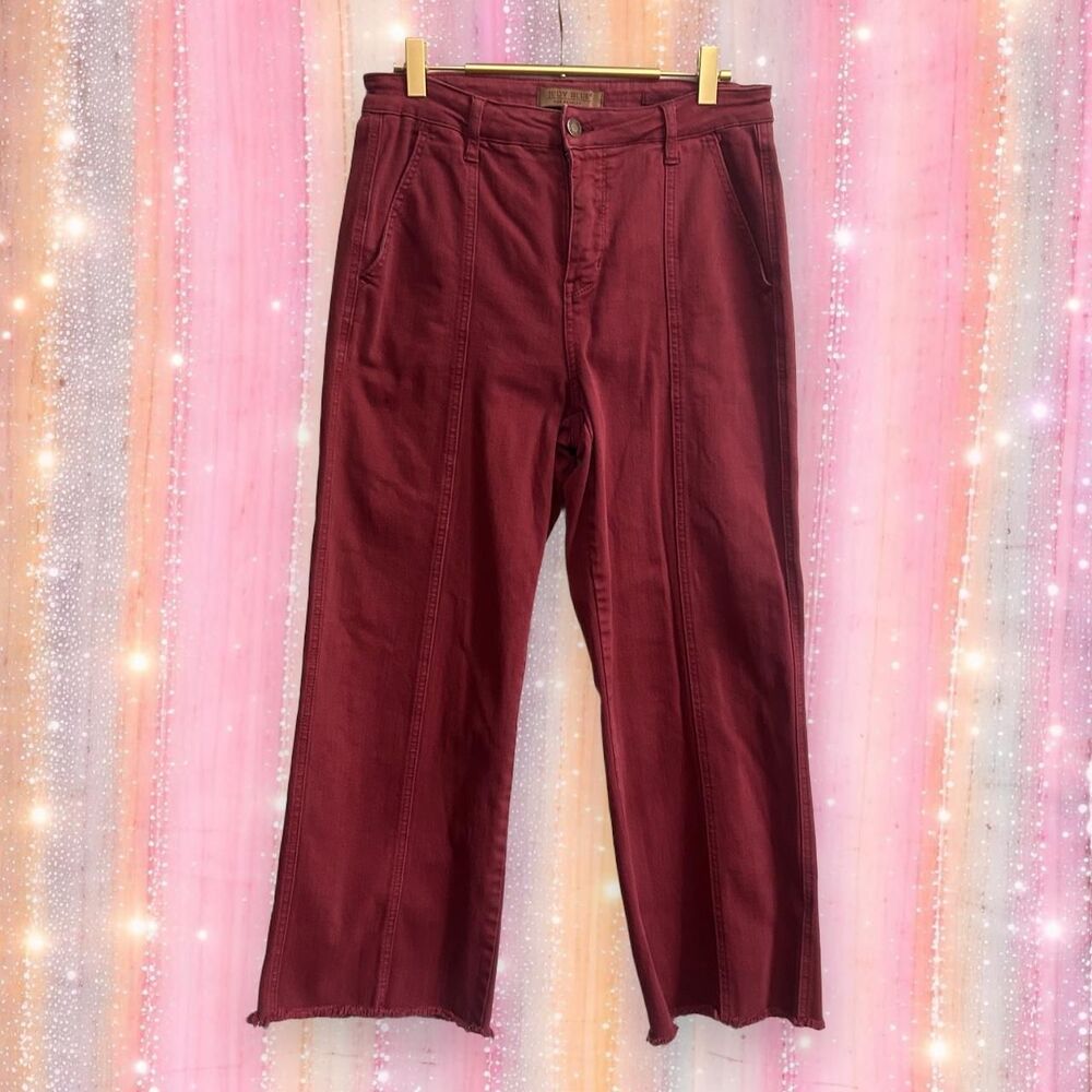 Judy-blue Women's Burgundy and Red Jeans
